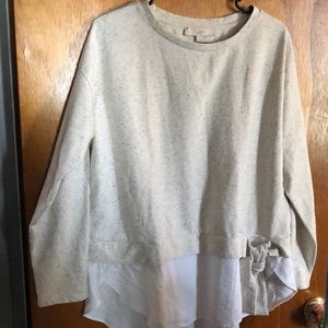 Long sleeve multimedia shirt